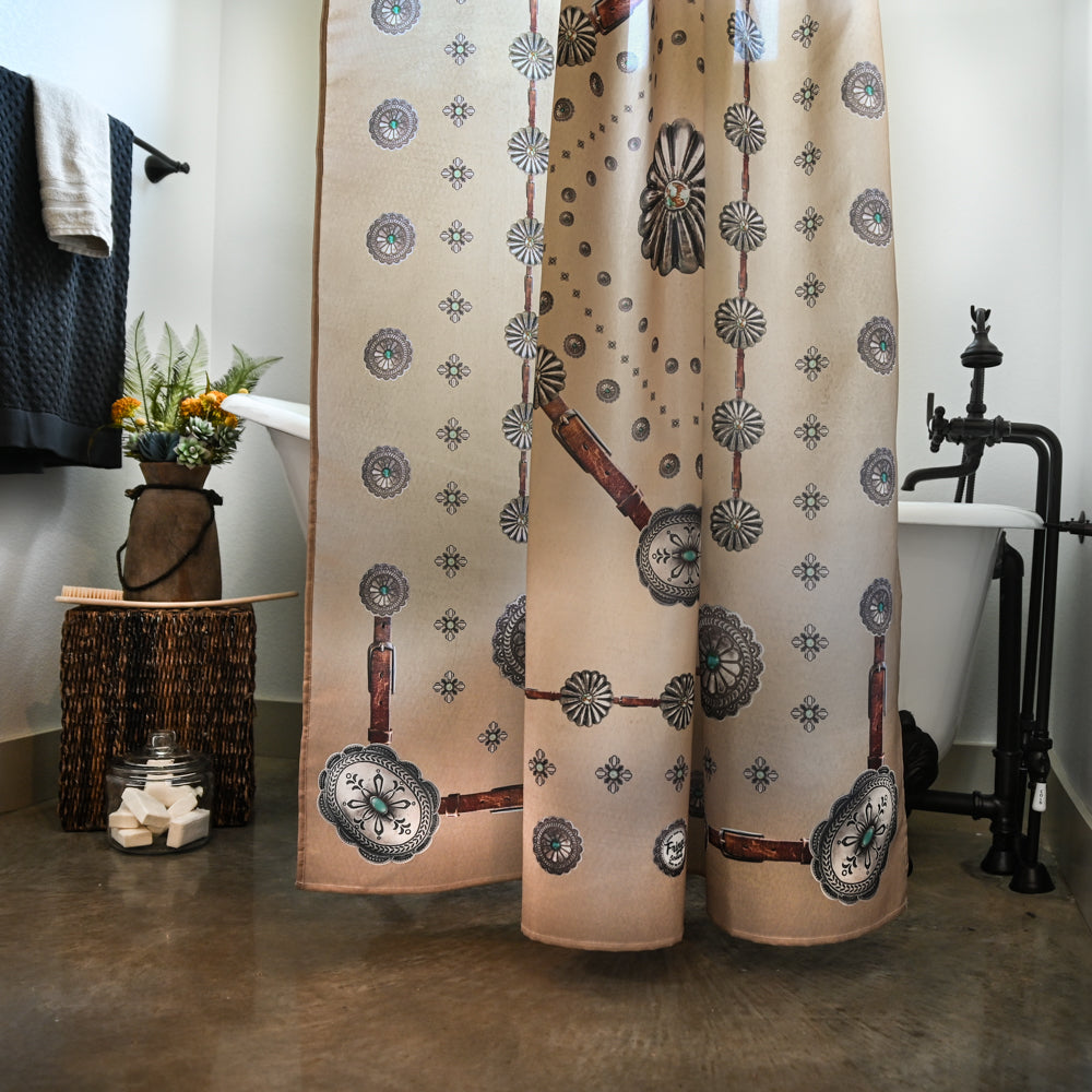 Fringe Scarves Flagstaff Shower Curtain