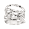 Silpada 'Wrapped Up' Overlapping Textured Band Ring