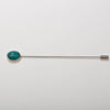 Sterling Silver Turquoise Stick Hat Pin