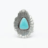 SW Sterling Silver Arrow Turquoise Ring