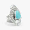 SW Sterling Silver Arrow Turquoise Ring