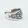 SW Sterling Silver Ring with Embellishments