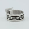 SW Sterling Silver Stamped Rings