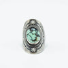 SW Sterling Silver Turquoise Saddle Ring