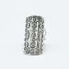 SW Sterling Silver Rectangular Stamped Ring