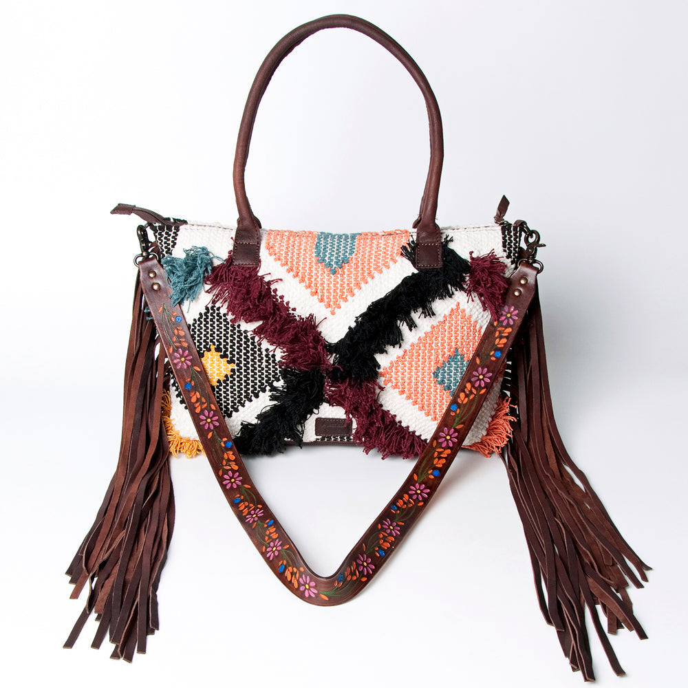 American Darling Aztec Print or Leather Wristlet/Crossbody Bag - Salt Fork  Designs