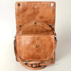 AD Leather Shoulder Bag