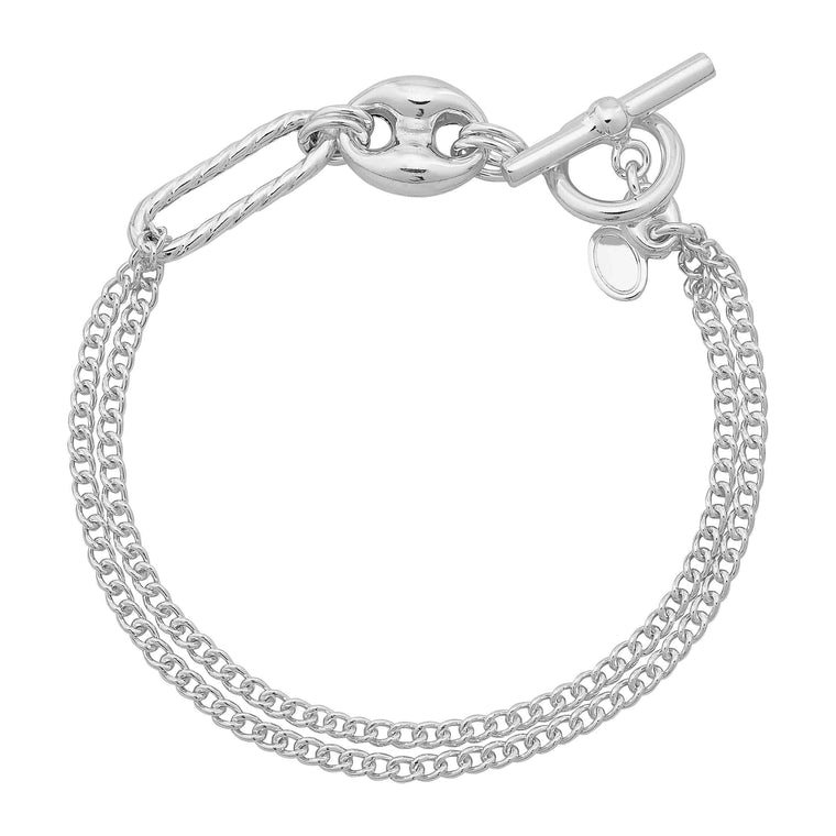 Silpada 'Riviera Link' Bracelet In Sterling Silver