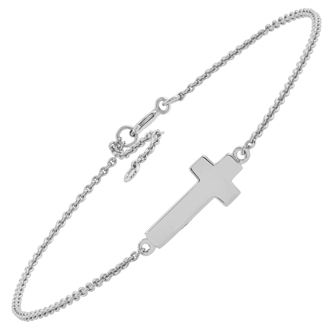 Silpada 'Simplex Cross' Bracelet in Sterling Silve