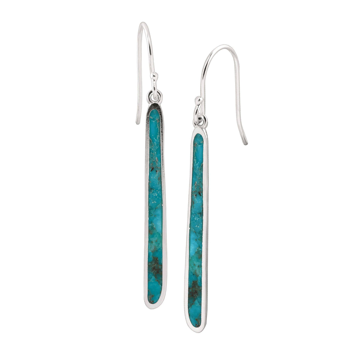 Silpada 'Turquoise Drop' Compressed Turquoise Drop
