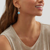 Silpada 'Believe' Sterling Silver Cubic Zirconia Drop Earrings
