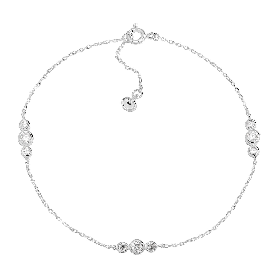 Silpada 'Clarity Loll' Cubic Zirconia Anklet in St