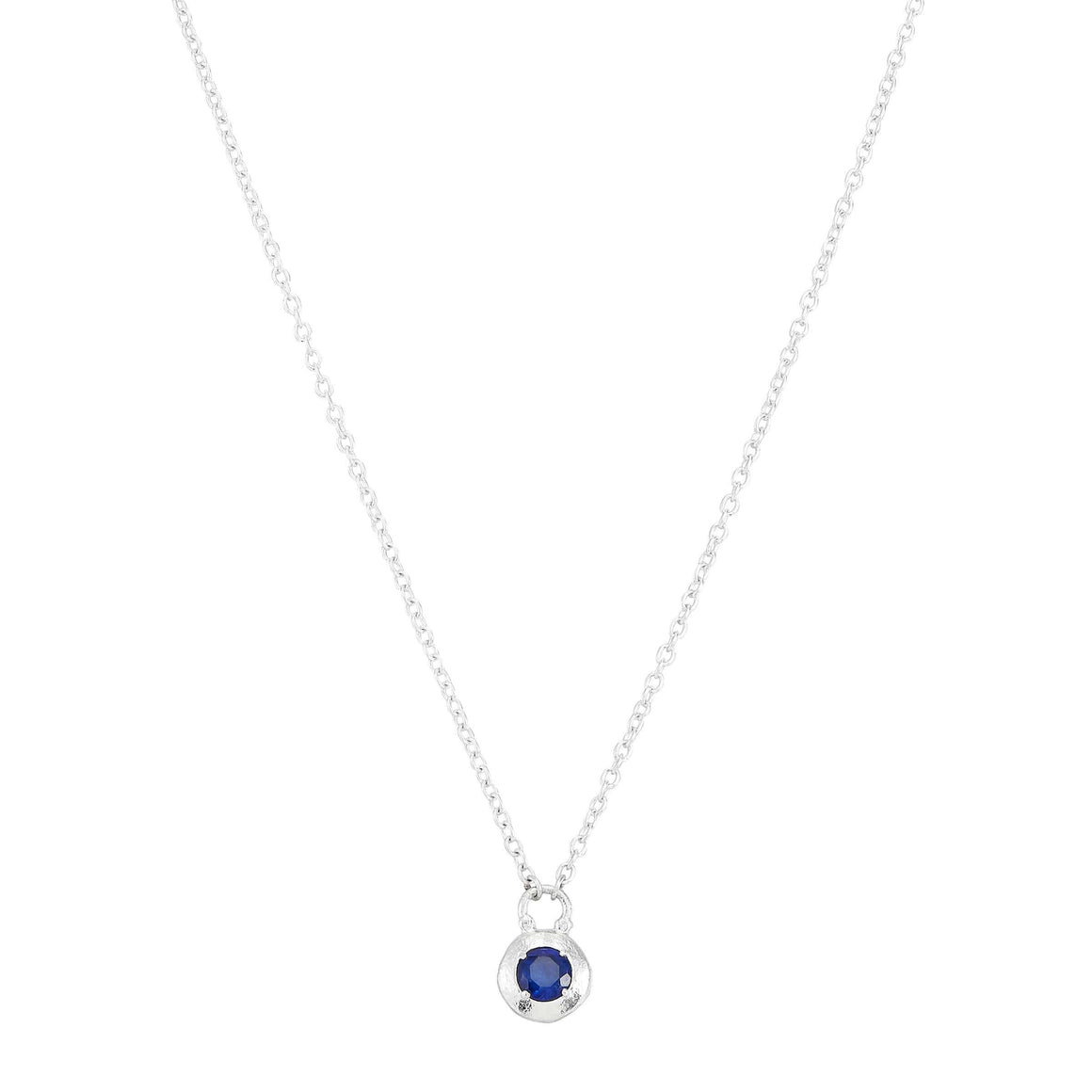 Silpada 'Ocean Love' Sapphire Pendant Necklace In
