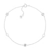 Silpada 'Clarity' Serenity Anklet with Cubic Zirco