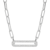 Silpada Coupled Together Cubic Zirconia Necklace