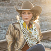 Fringe Scarves Mesa Off White-Long Tall