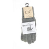 C.C. Beanie Kids Solid Cable Knit Gloves