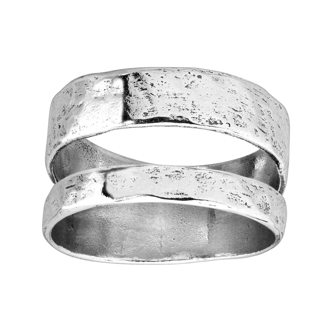 Silpada 'Double Spaced' Two Bar Ring in Sterling