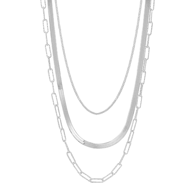 Silpada 'Power of Three' Sterling Silver Necklace, 18" + 2"