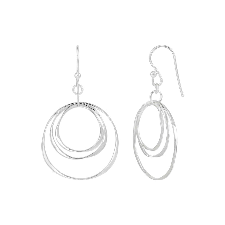 Silpada 'Orbital Circle' Earrings in Sterling Silver